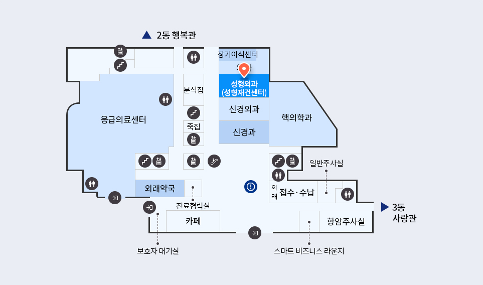 성형재건센터 위치