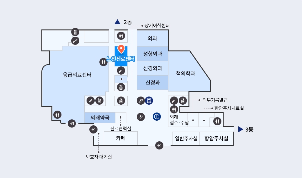 공용외래진료센터 위치